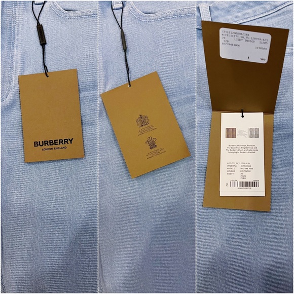 BURBERRY SKINNYFIT BLEACHED DENIM JEANS SZ US29 - BNWT - Picture 8 of 10